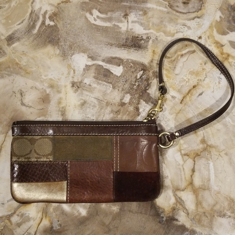 Coach Patchwork Wristlet - image 2